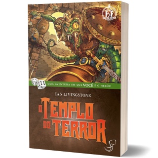 Livro-Jogo - O Templo do Terror Livros de RPG