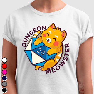 Camiseta RPG - Dungeon Meowster 