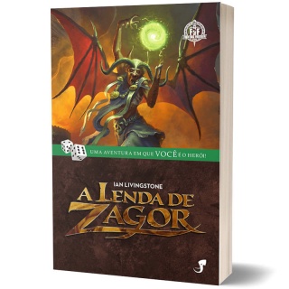 Livro-Jogo - A Lenda de Zagor Livros de RPG