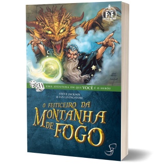 Livro-Jogo - O Feiticeiro da Montanha de Fogo Livros de RPG