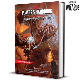 D&D 5ª edição - Player's Handbook - Livro do jogador - Versão Wizards of the Coast [português] Dungeons & Dragons