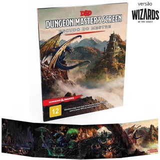 D&D 5ª edição - Dungeon Master's Screen - Escudo do Mestre - Versão Wizards of the Coast [português] Dungeons & Dragons