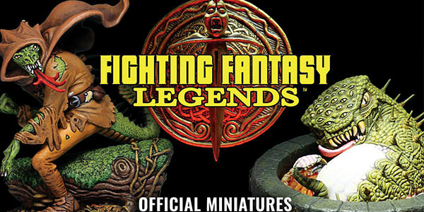 Fighting Fantasy Legends: miniaturas oficiais a caminho!