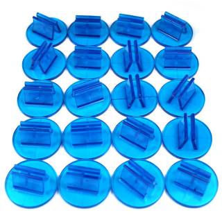 Bases para Miniaturas de Papel (20 unid.) - Azul