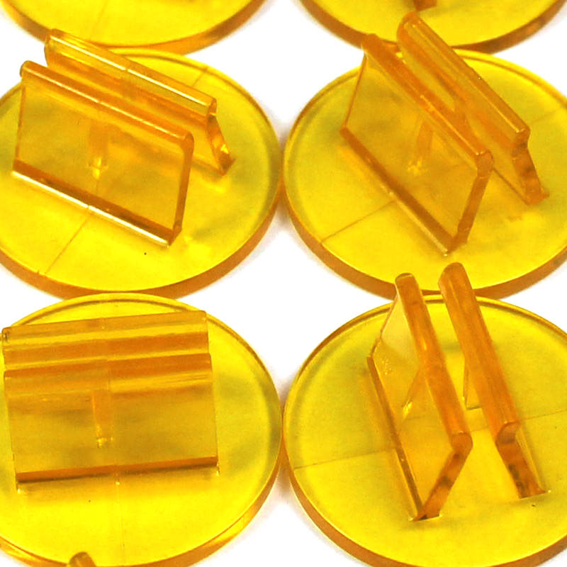 Bases para Miniaturas de Papel (20 unid.) - Amarelo
