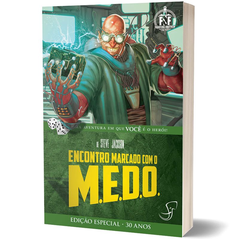 Livro-Jogo - Encontro Marcado com o M.E.D.O. - R$ 39,90