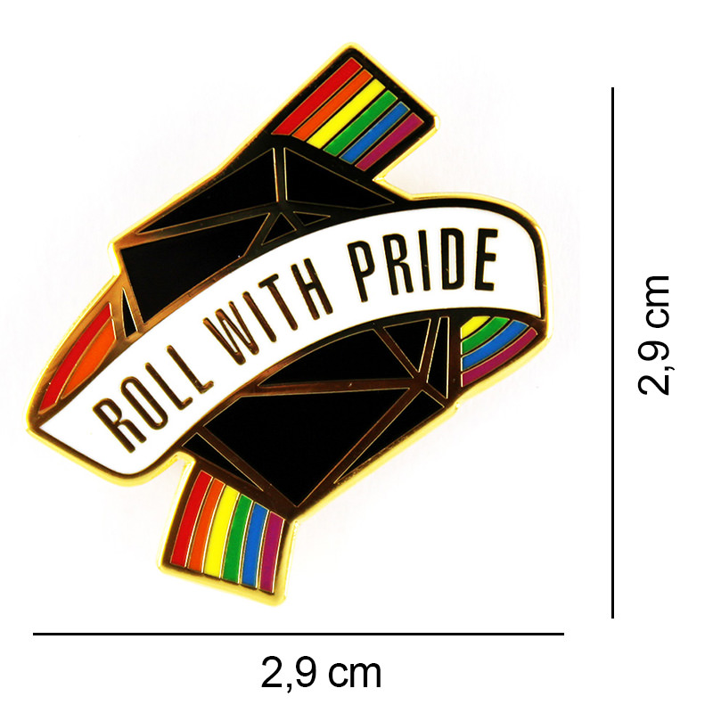 Broche - Roll with Pride