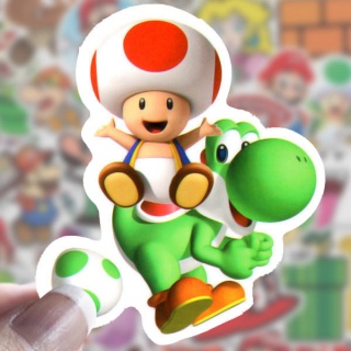 10 Adesivos - Super Mario - Pack #2
