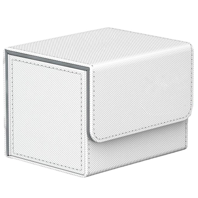 Deck Box Premium - Couro com Veludo - Branco