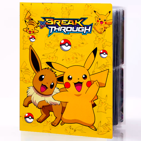 Mini Fichário de Cartas - Pokémon - Eevee e Pikachu #1