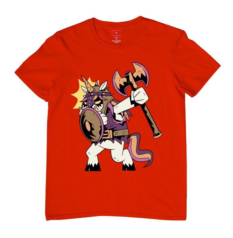 Camiseta RPG - Barbarian Unicorn