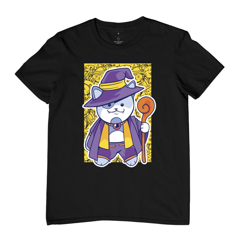 Camiseta RPG - Sorcerer Cat