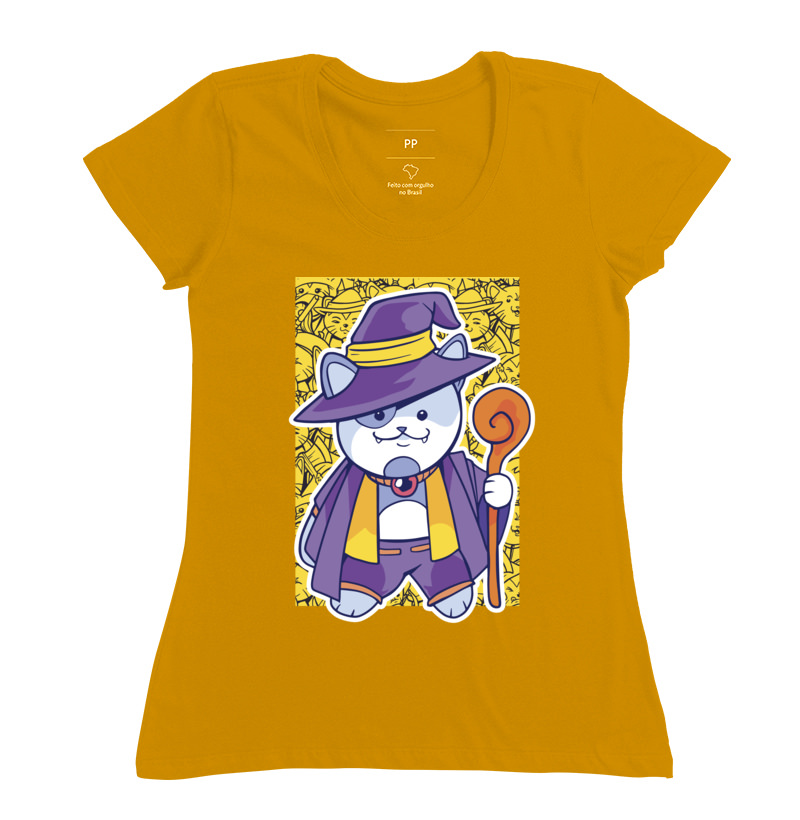 Camiseta RPG - Sorcerer Cat