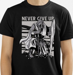 Camiseta RPG - Never Give Up Camisetas