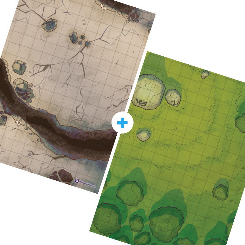 mapa de batalha battlemap grid para rpg - tabuleirobrasil