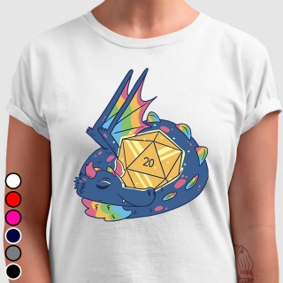 Camiseta RPG - Rainbow Dragon Camisetas RPG