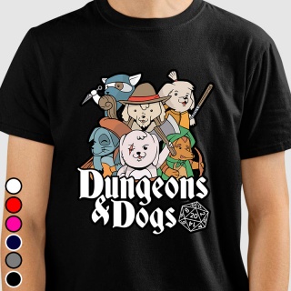 Camiseta RPG - Dungeons & Dogs Camisetas RPG