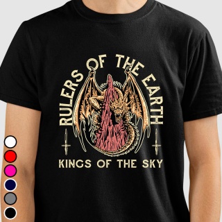 Camiseta RPG - Rulers of the Earth, King of the Sky