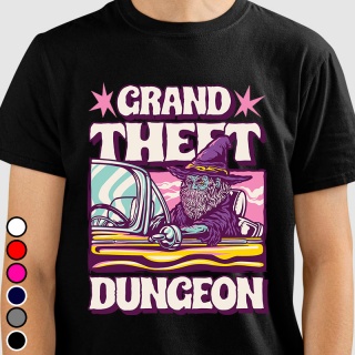 Camiseta RPG - Gand Theft Dungeon