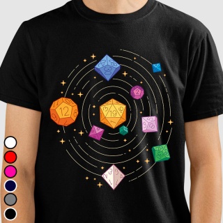 Camiseta RPG - Galáxia de Dados Camisetas RPG