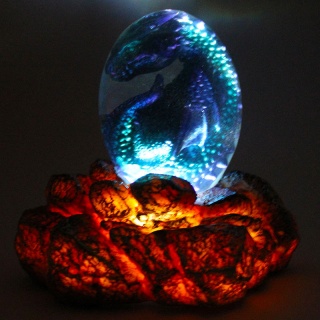 Luminária Decorativa - Ovo de Dragão Púrpura Luminárias