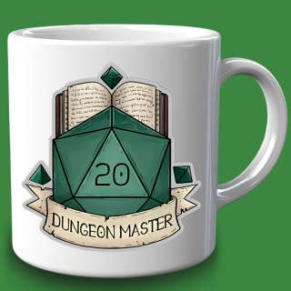 Caneca RPG - Dungeon Master 