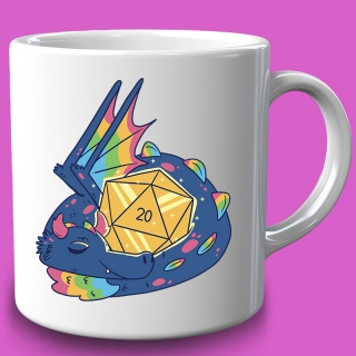 Caneca RPG - Rainbow Dragon 