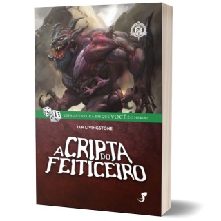 Livro-Jogo - A Cripta do Feiticeiro Livros de RPG