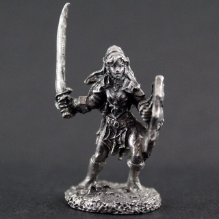 Miniatura RPG - Elfo Guerreiro #5 Guerreiros