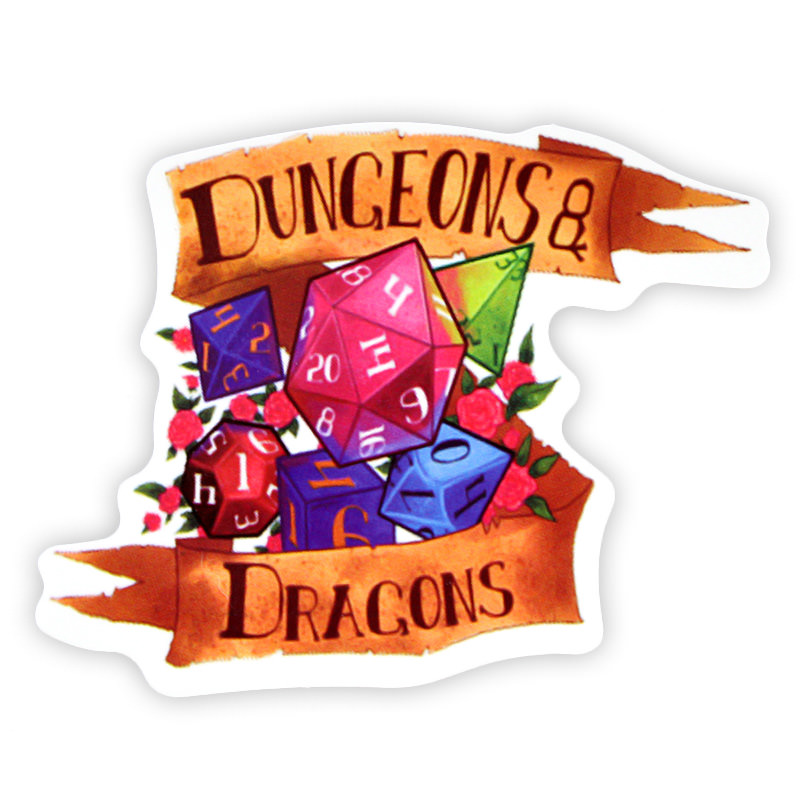Adesivo RPG - Dungeons & Dragons #1