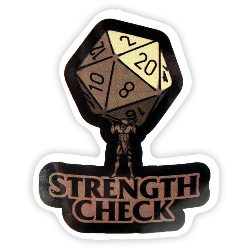 Adesivo RPG - Strength Check