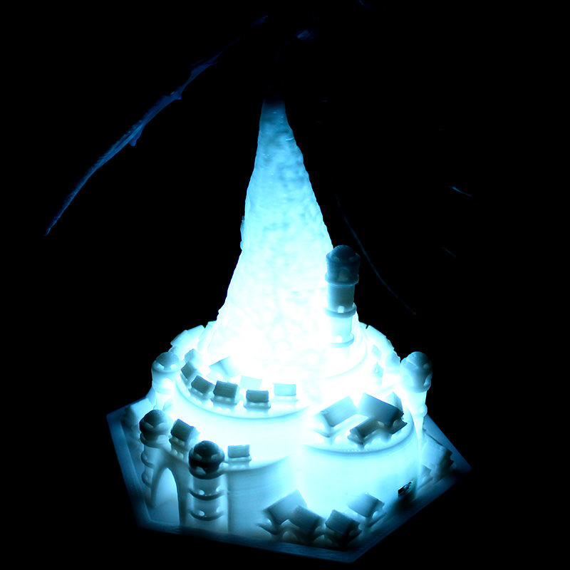 Luminária Dragão - Sopro de Gelo