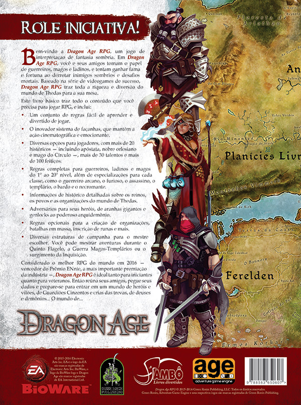 Tradução do Dragon Age RPG Set 3 Open Playtest #01