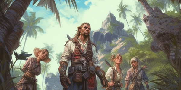 Enredo de Aventura RPG: A Sombra da Ilha Escravizada