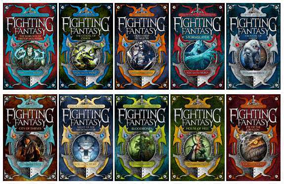 Livros-Jogos Aventuras Fantásticas (Fighting Fantasy)
