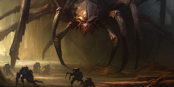 Enredo de Aventura RPG: O Covil da Aranha